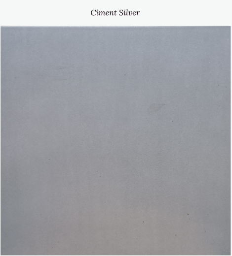 Ciment Silver