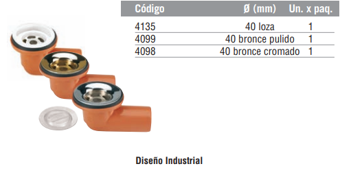 Codo sopapa Bañera