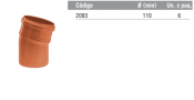 Codo a 15º M-H