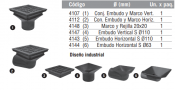 Conjunto Embudo 20x20 Ø110