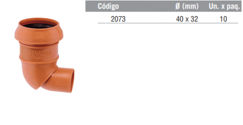 Codo Reducción M-H