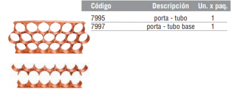 Porta - tubos