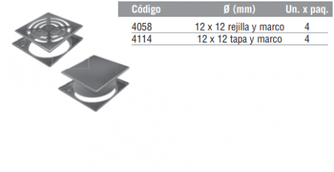 Rejillas FULLINOX